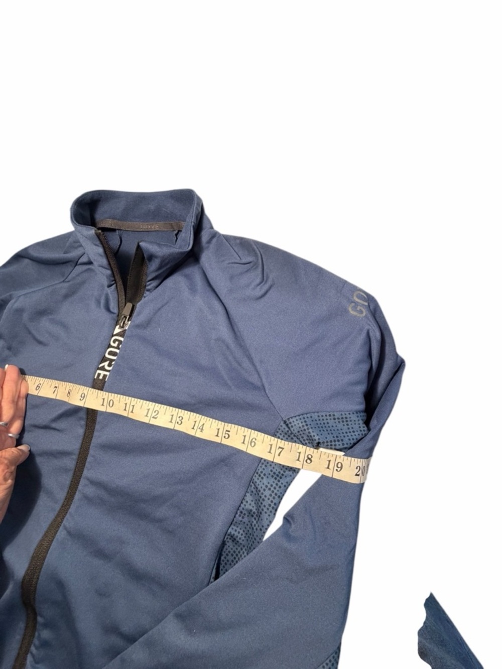 GORE-TEX Wear Navy Blue Full-Zip Cycling Jacket Womens Small - Picture 7 of 10